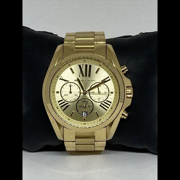 Michael Kors Bradshaw MK5605 Women Stainless Steel Analog Dial Wrist Watch MP308 - Picture 1 of 12
